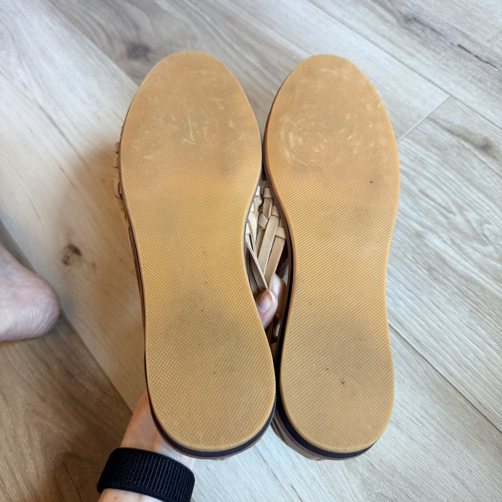 Quince Tan Huarache Women's Sandals Woven 8.5 - Picture 5 of 6